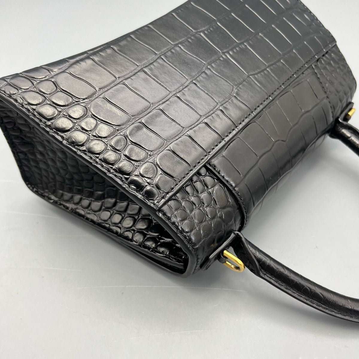 Balenciaga - Hourglass - Leather - Black - (small)