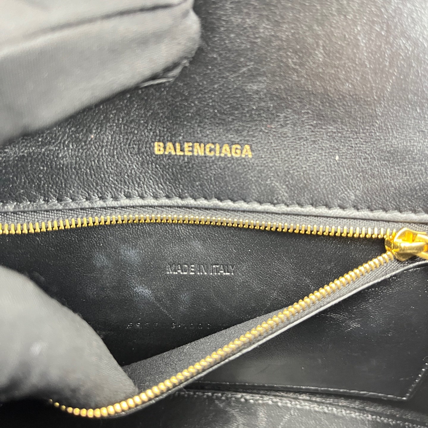 Balenciaga - Hourglass - Leather - Black - (small)