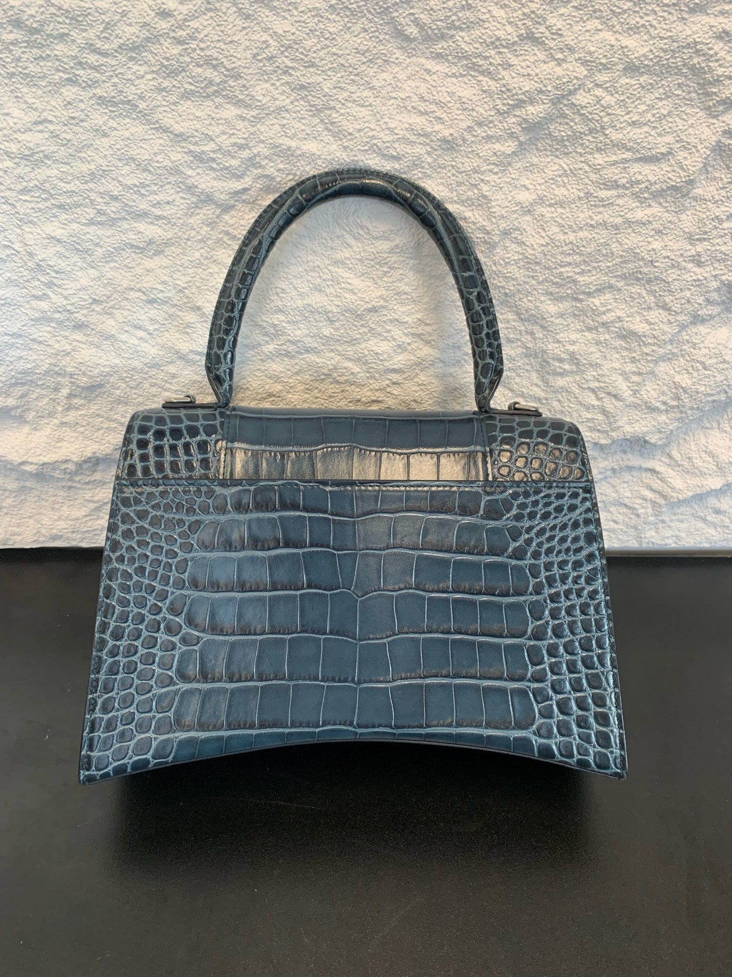 Balenciaga - Hourglass - Leather - Blue - (large)