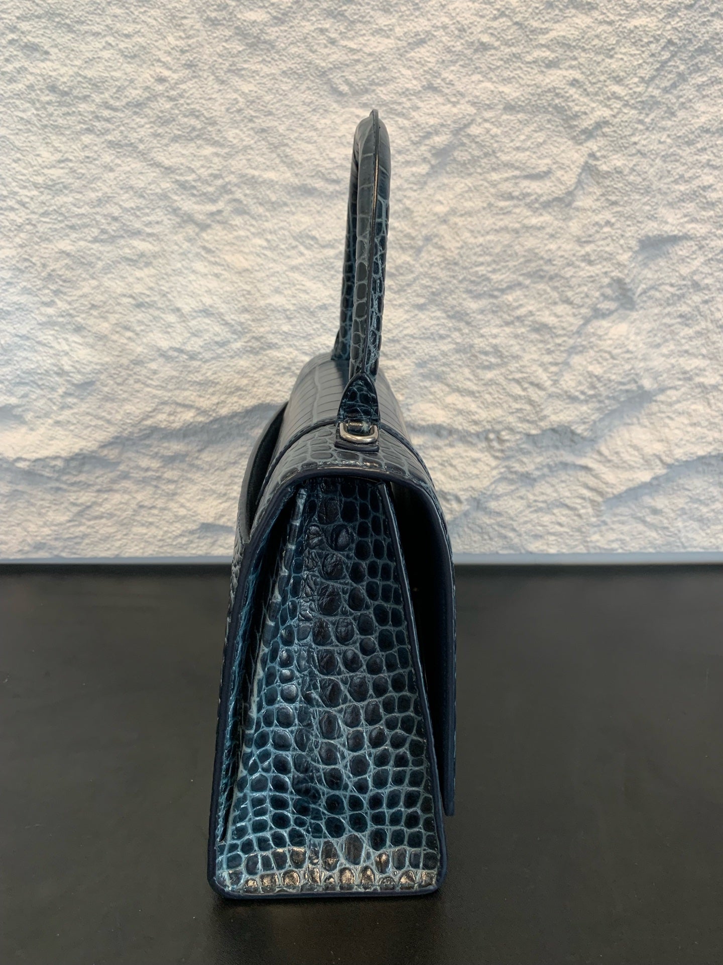 Balenciaga - Hourglass - Leather - Blue - (large)