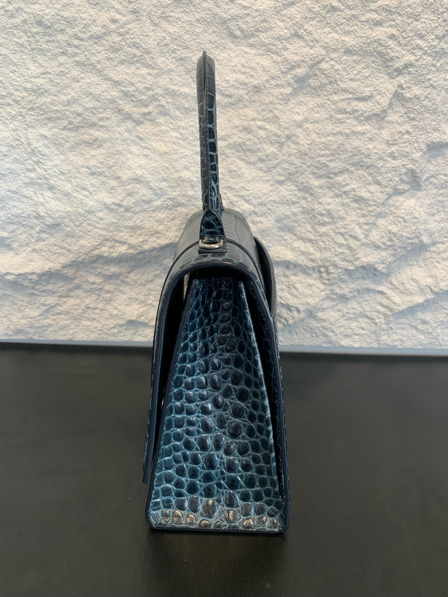 Balenciaga - Hourglass - Leather - Blue - (large)