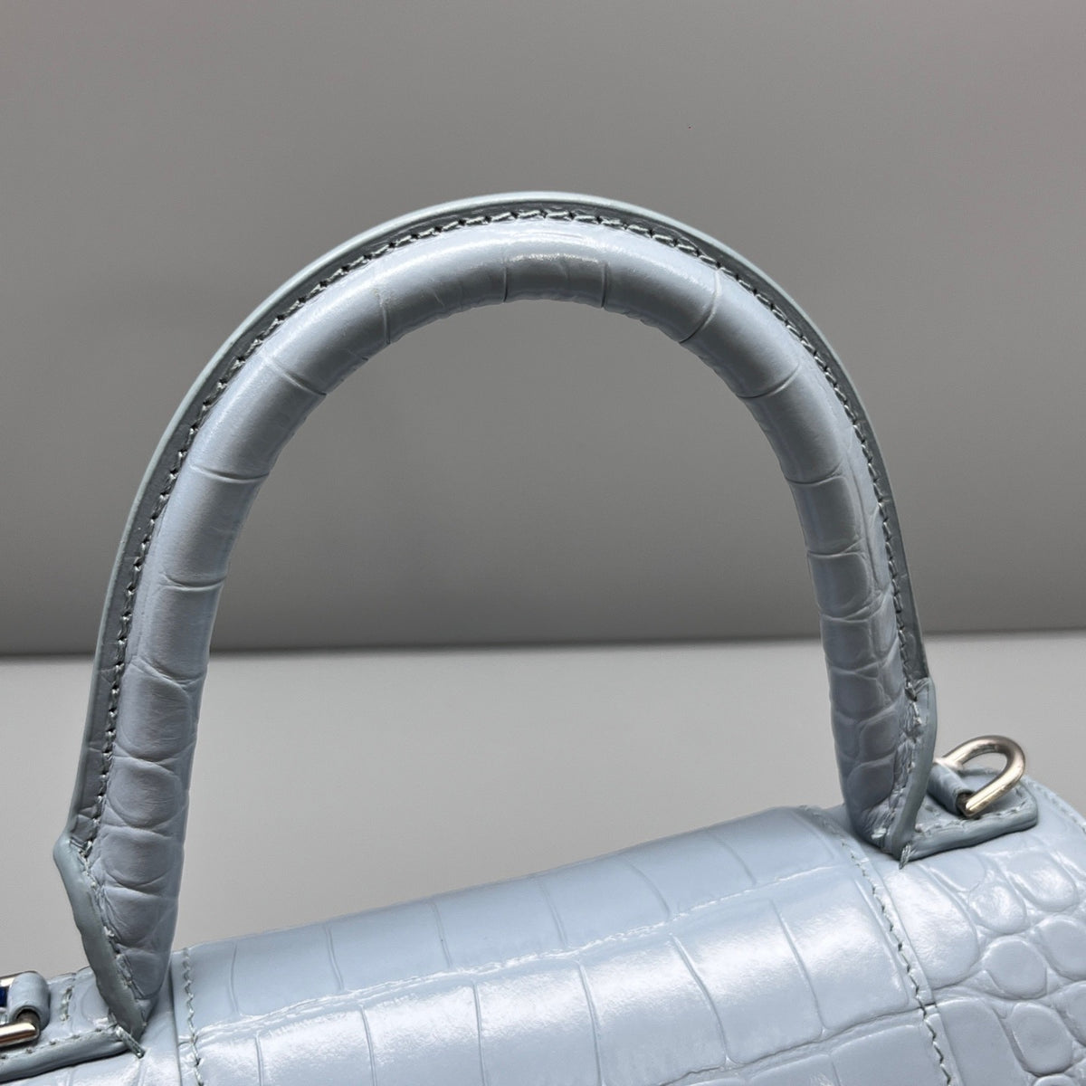 Balenciaga - Hourglass - Leather - Blue - (mini)