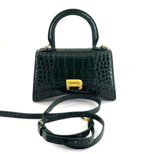 Balenciaga - Hourglass - Leather - Green - (mini)