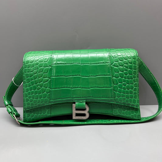Balenciaga - Hourglass - Leather - Green - (mini)