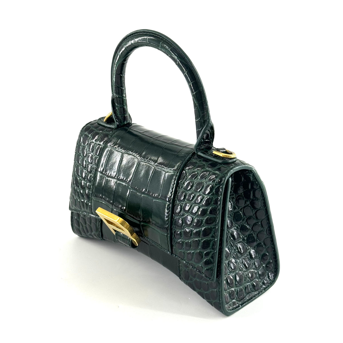 Balenciaga - Hourglass - Leather - Green - (mini)
