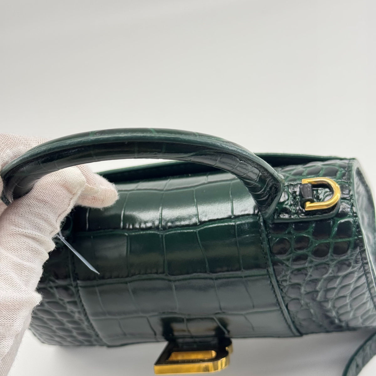 Balenciaga - Hourglass - Leather - Green - (mini)