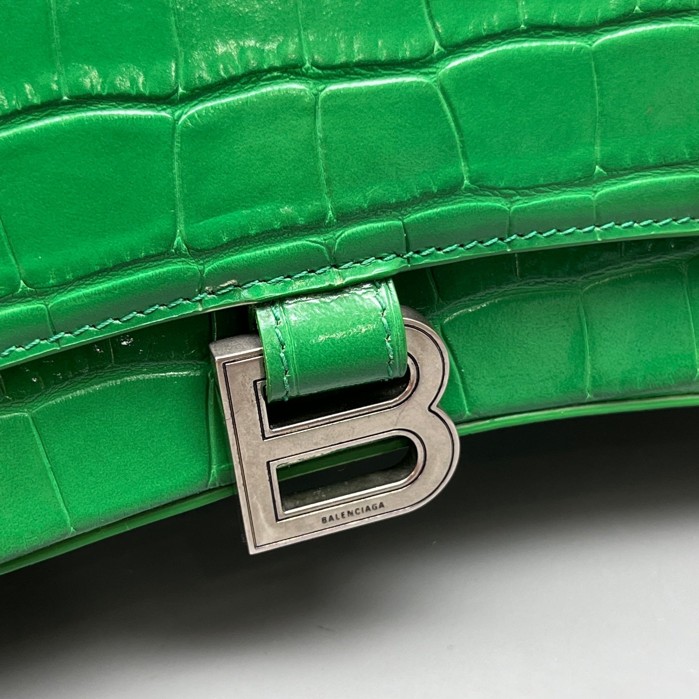 Balenciaga - Hourglass - Leather - Green - (mini)