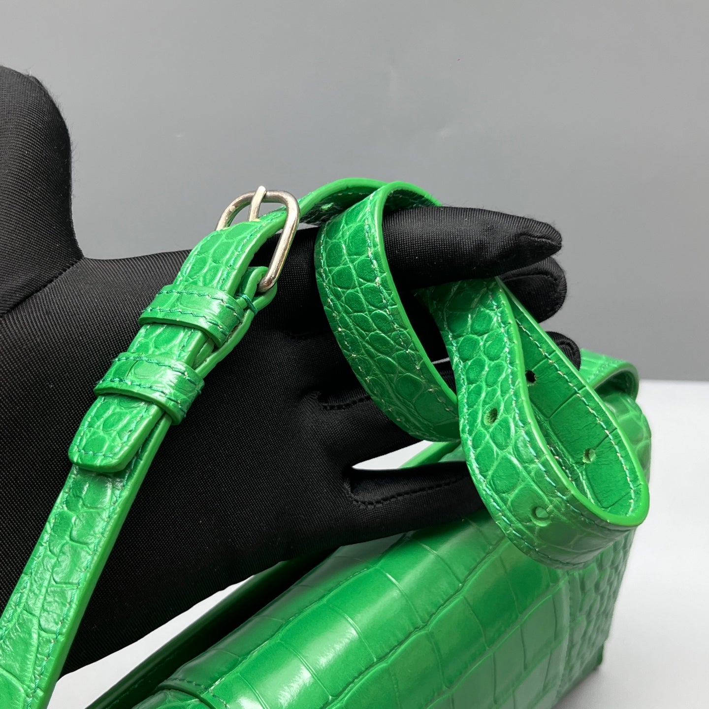 Balenciaga - Hourglass - Leather - Green - (mini)