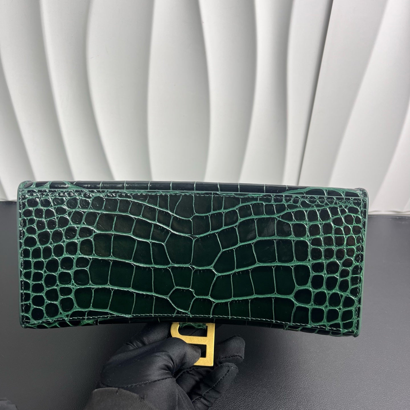 Balenciaga - Hourglass - Leather - Green - (mini)
