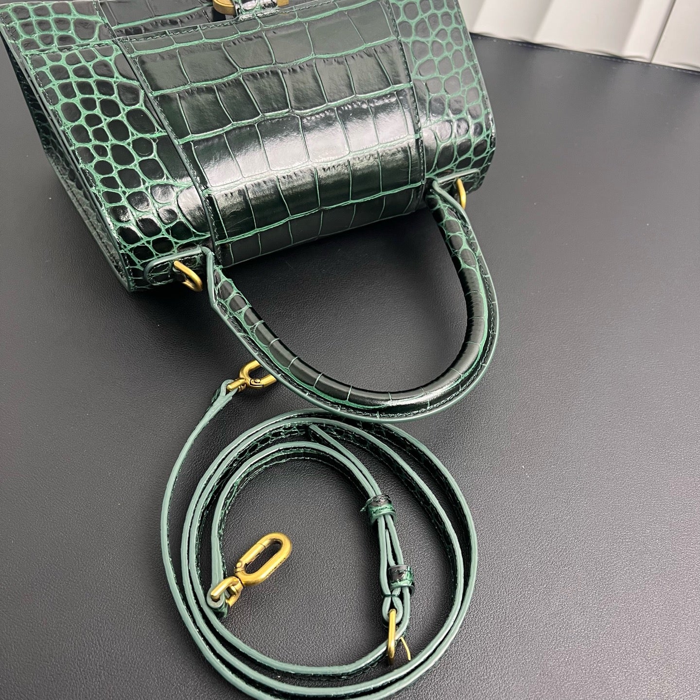 Balenciaga - Hourglass - Leather - Green - (mini)