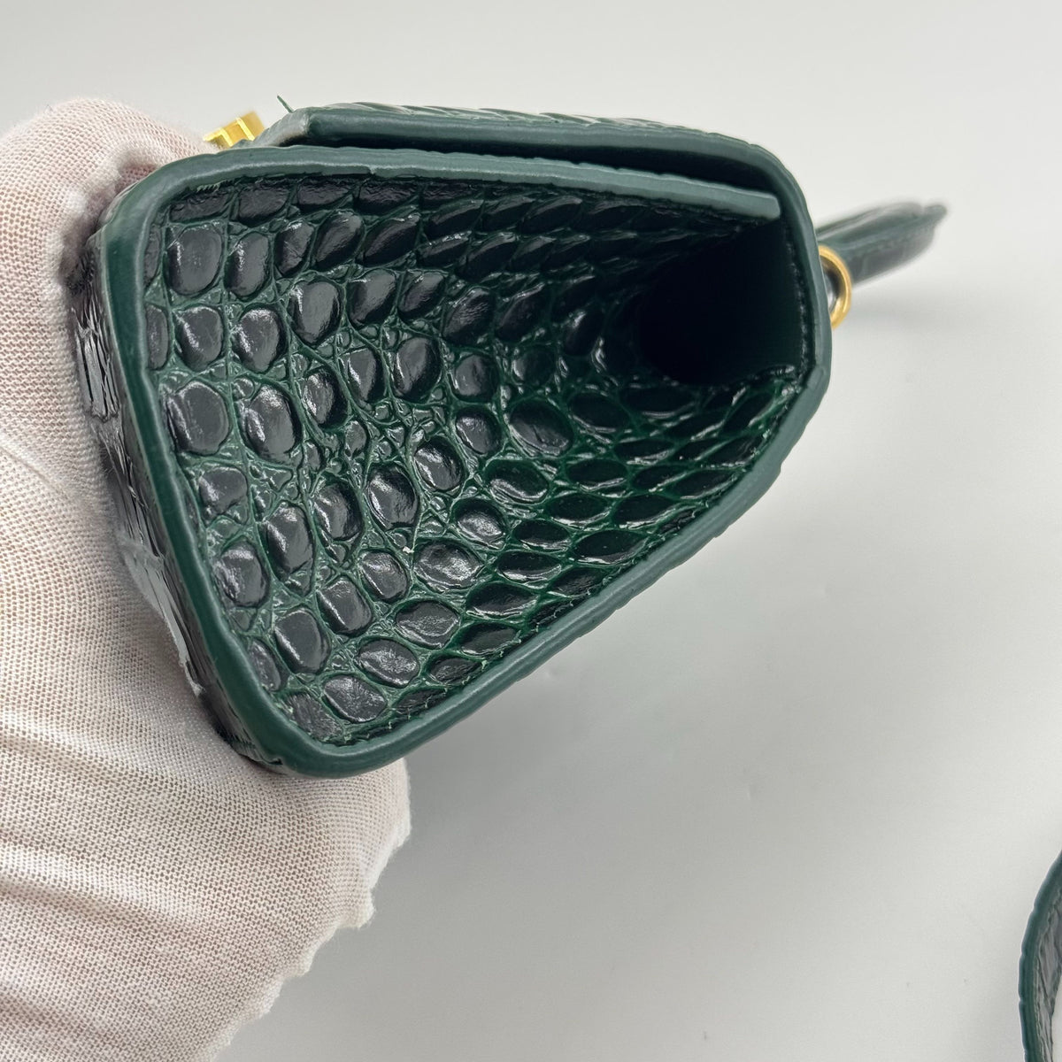 Balenciaga - Hourglass - Leather - Green - (mini)