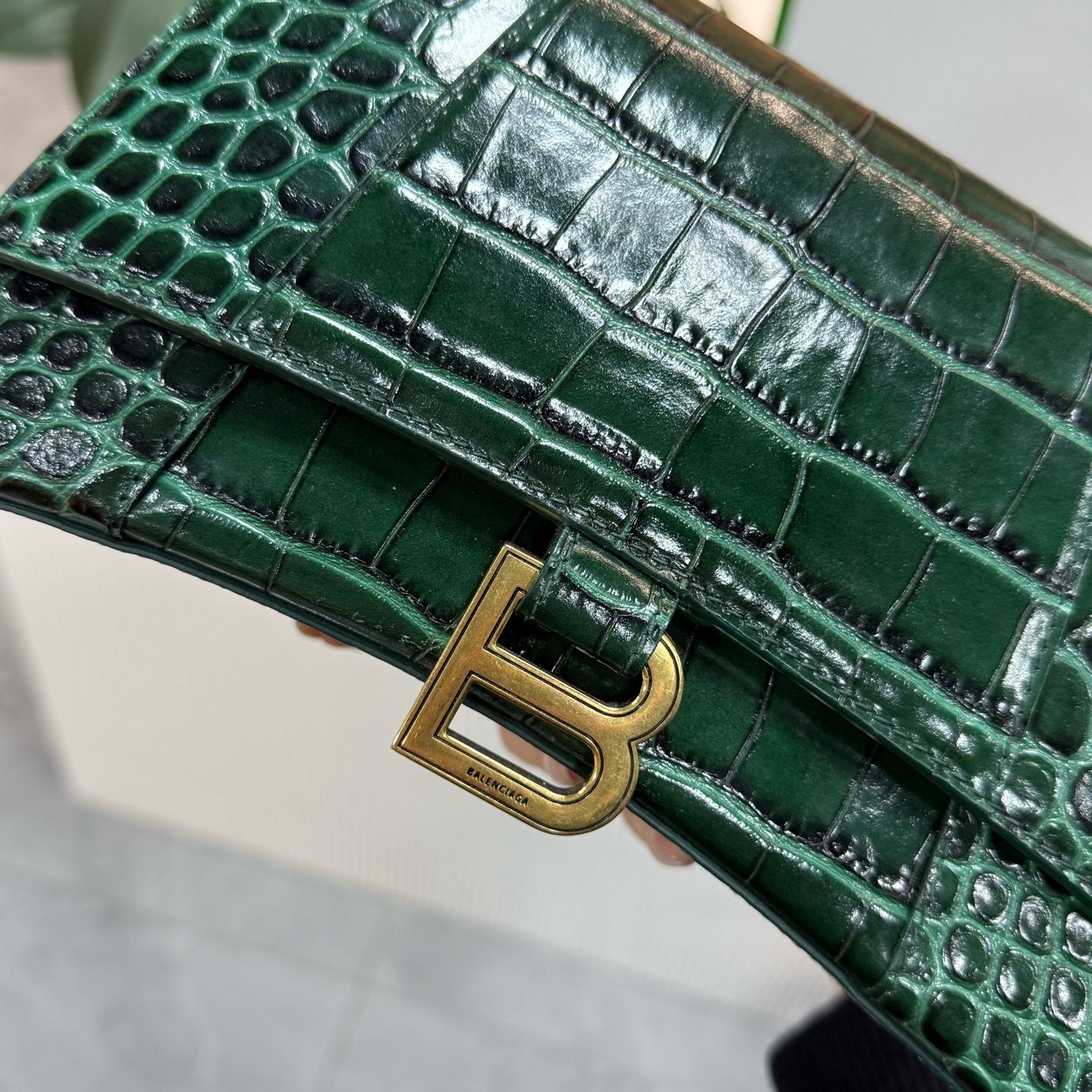 Balenciaga - Hourglass - Leather - Green - (small)