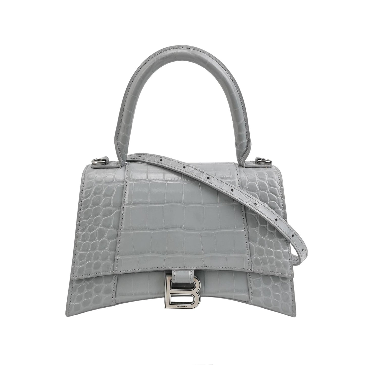 Balenciaga - Hourglass - Leather - Grey - (small)