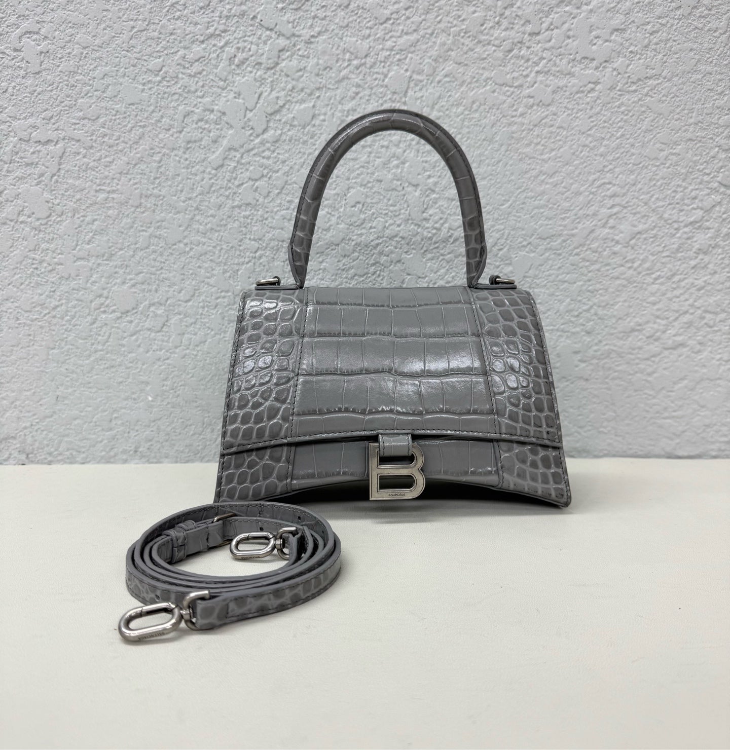 Balenciaga - Hourglass - Leather - Grey - (Small)