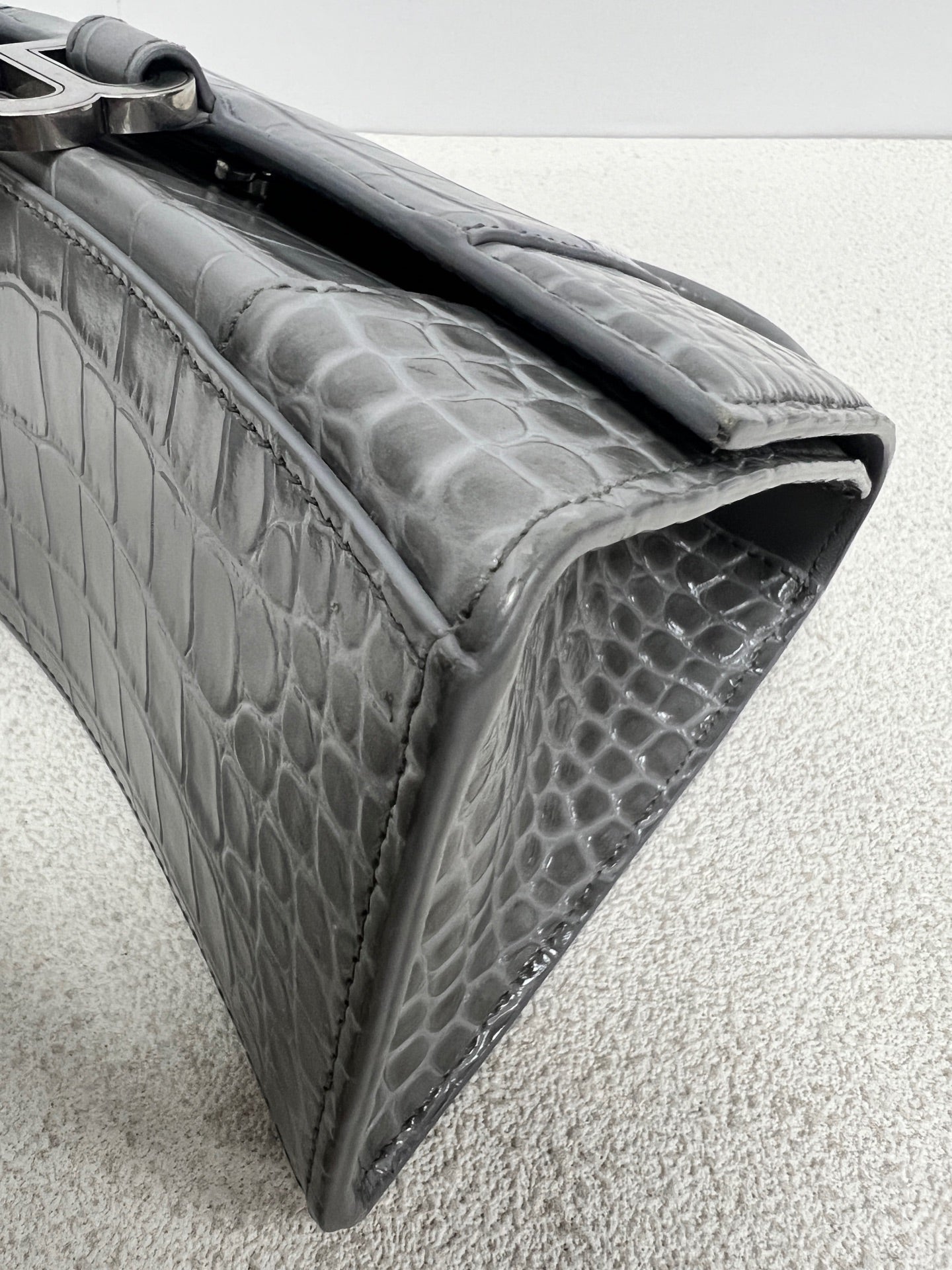 Balenciaga - Hourglass - Leather - Grey - (small)