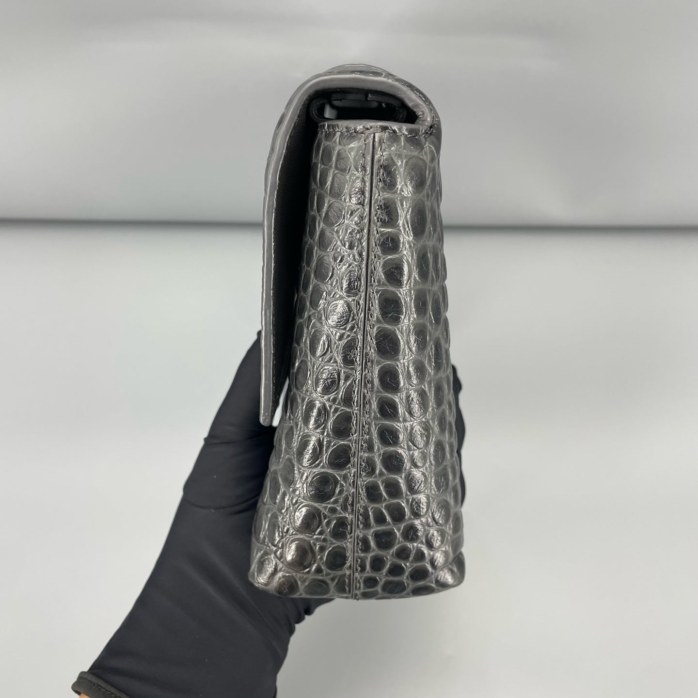 Balenciaga - Hourglass - Leather - Grey - (small)