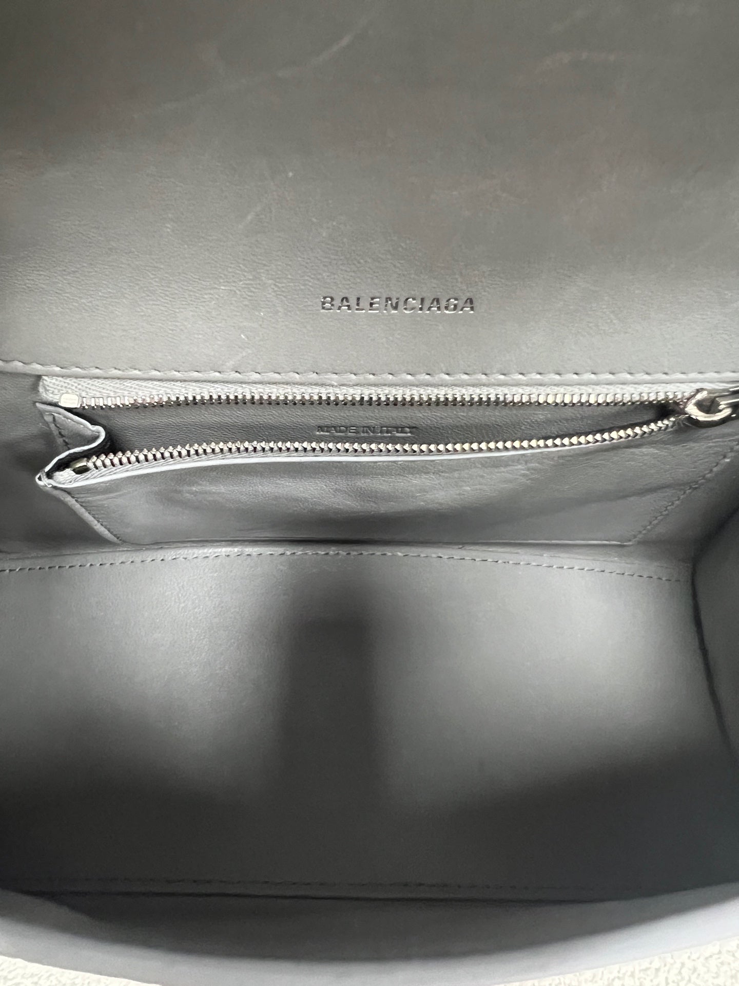 Balenciaga - Hourglass - Leather - Grey - (small)