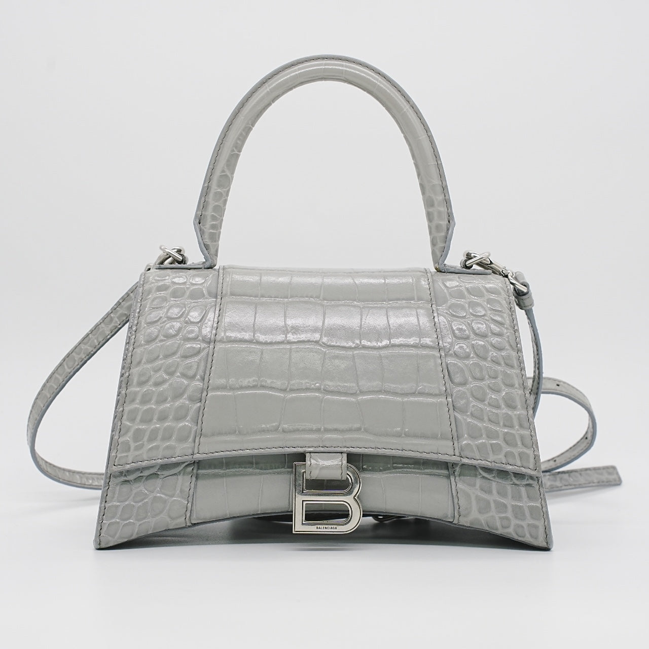 Balenciaga - Hourglass - Leather - Grey - (small)