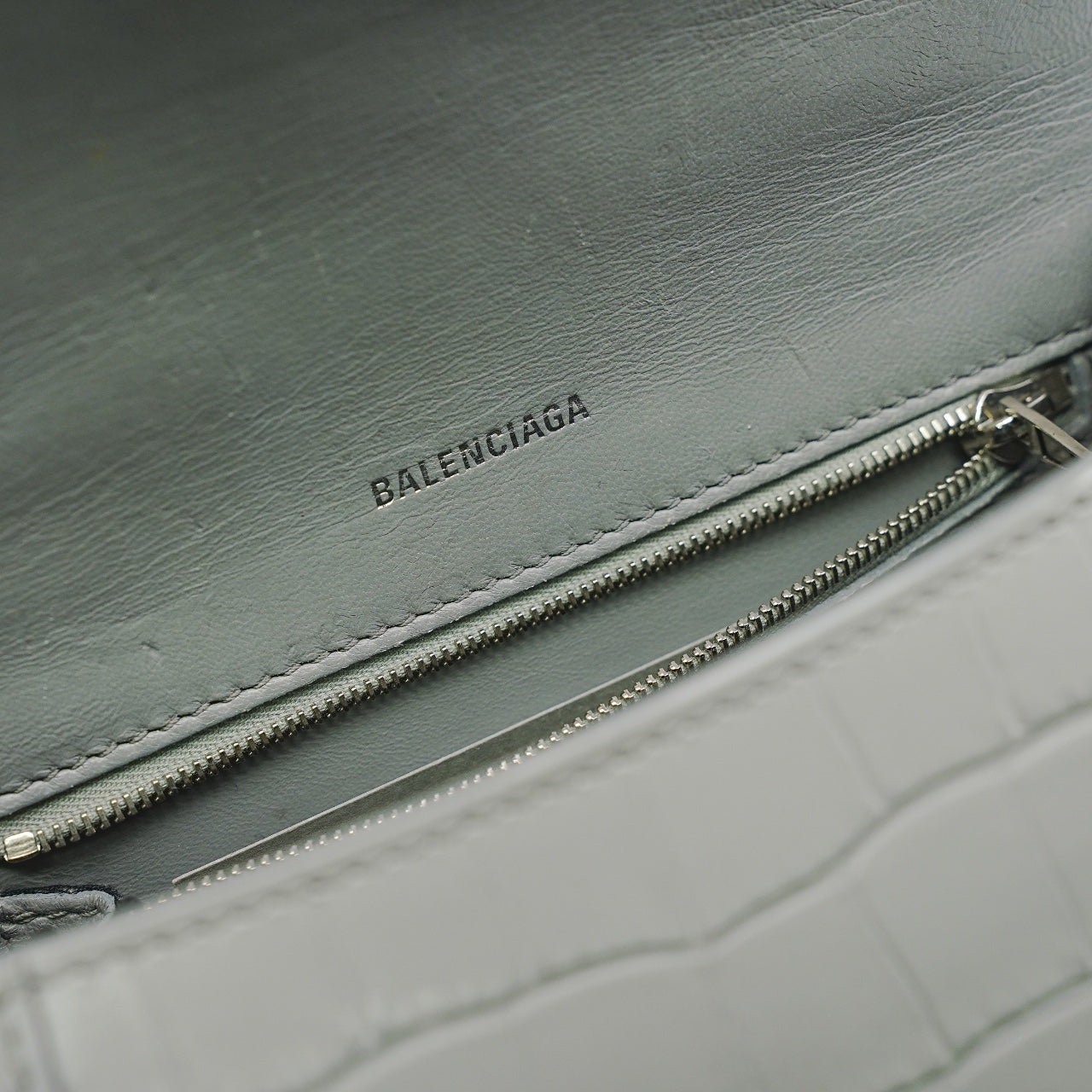 Balenciaga - Hourglass - Leather - Grey - (small)
