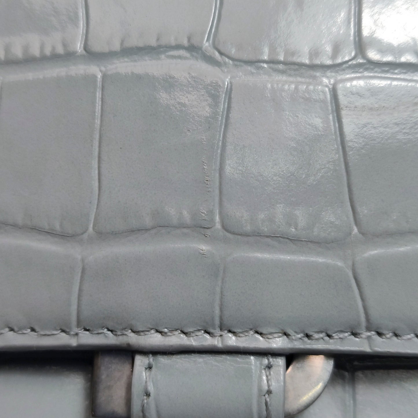 Balenciaga - Hourglass - Leather - Grey - (small)