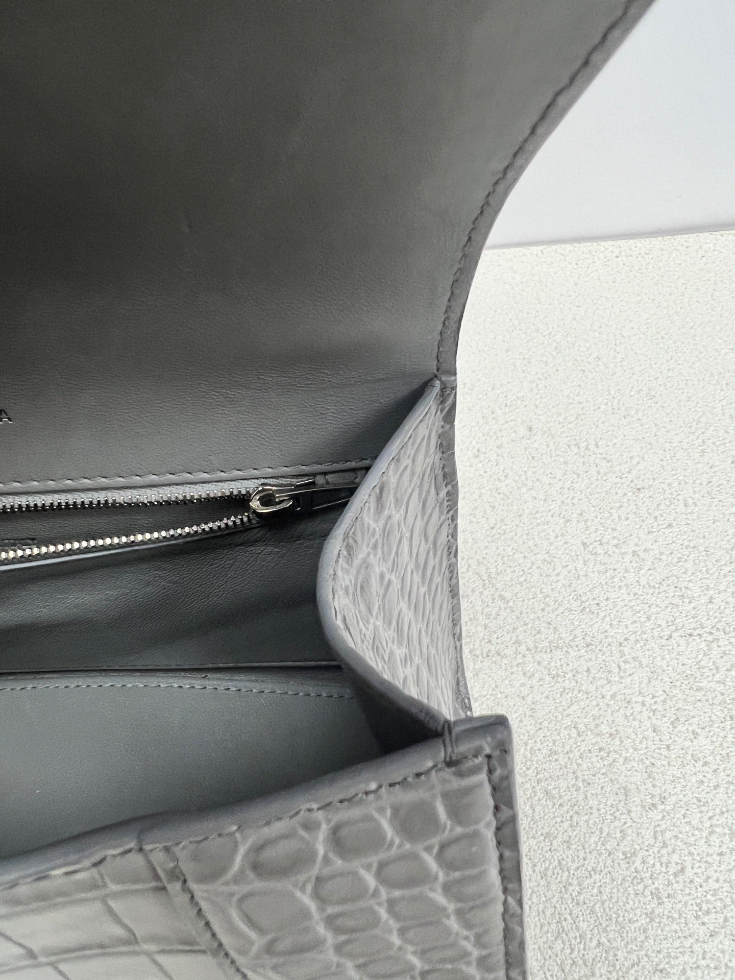 Balenciaga - Hourglass - Leather - Grey - (small)