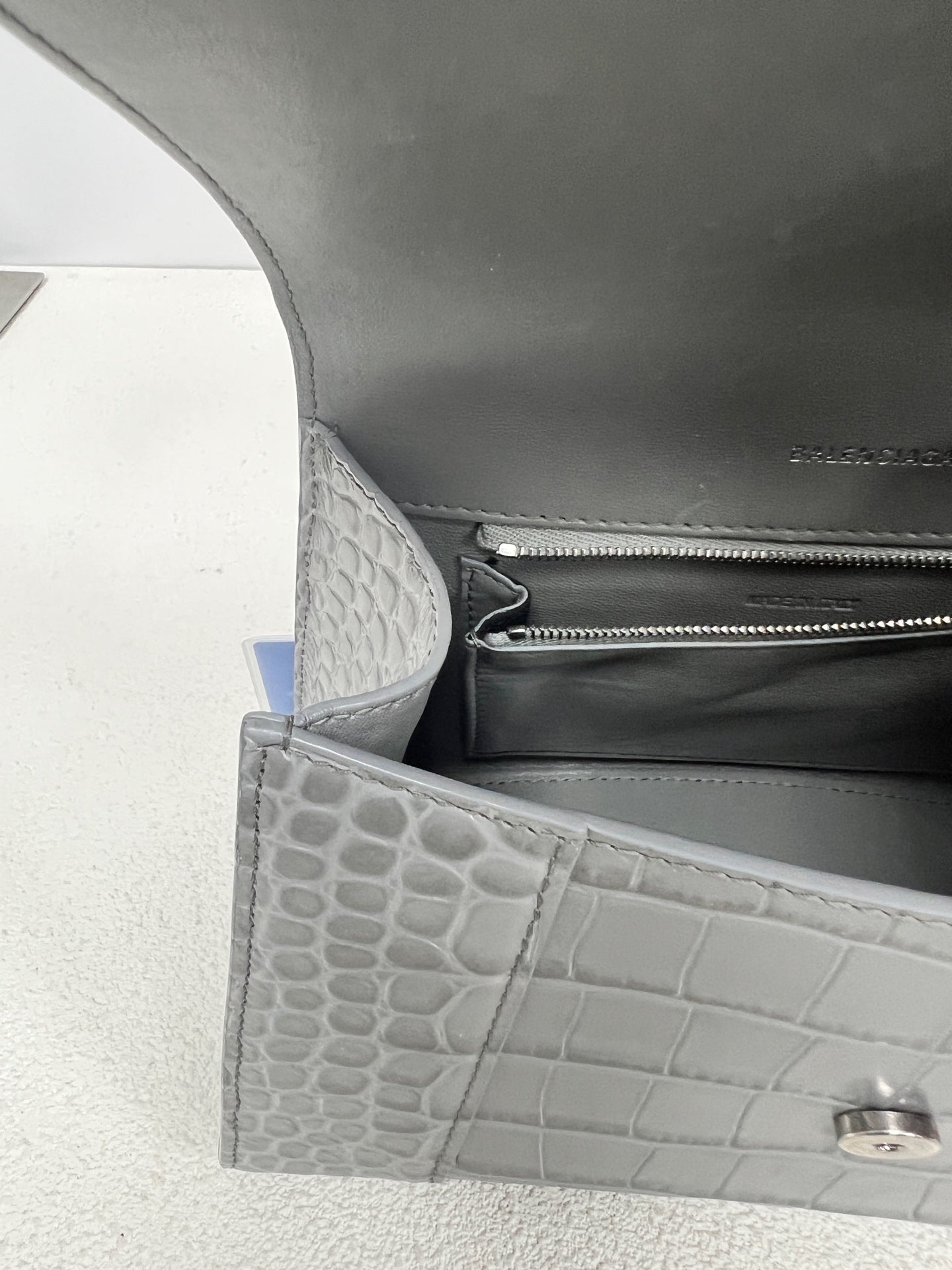 Balenciaga - Hourglass - Leather - Grey - (small)