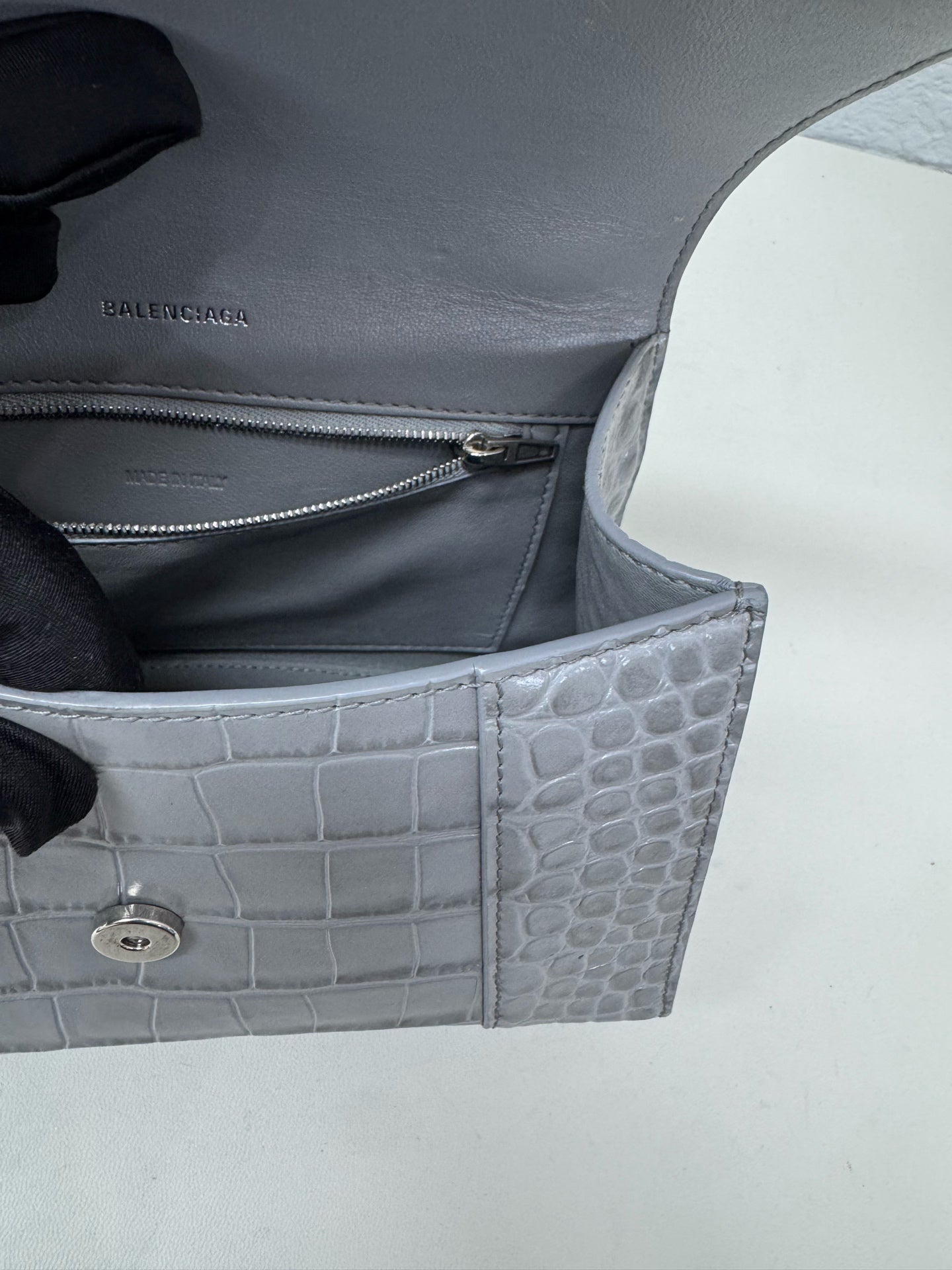 Balenciaga - Hourglass - Leather - Grey - (Small)
