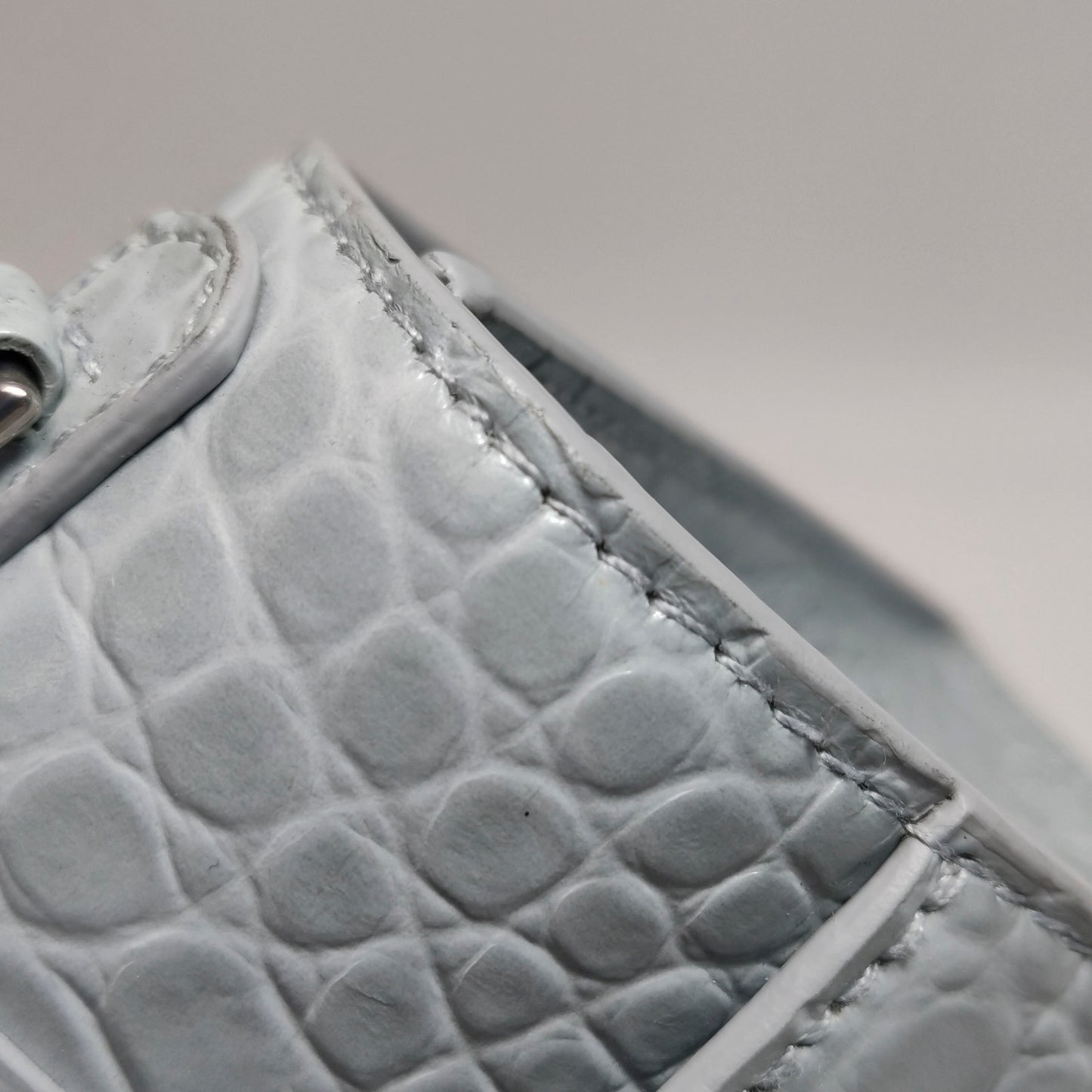 Balenciaga - Hourglass - Leather - Grey - (small)