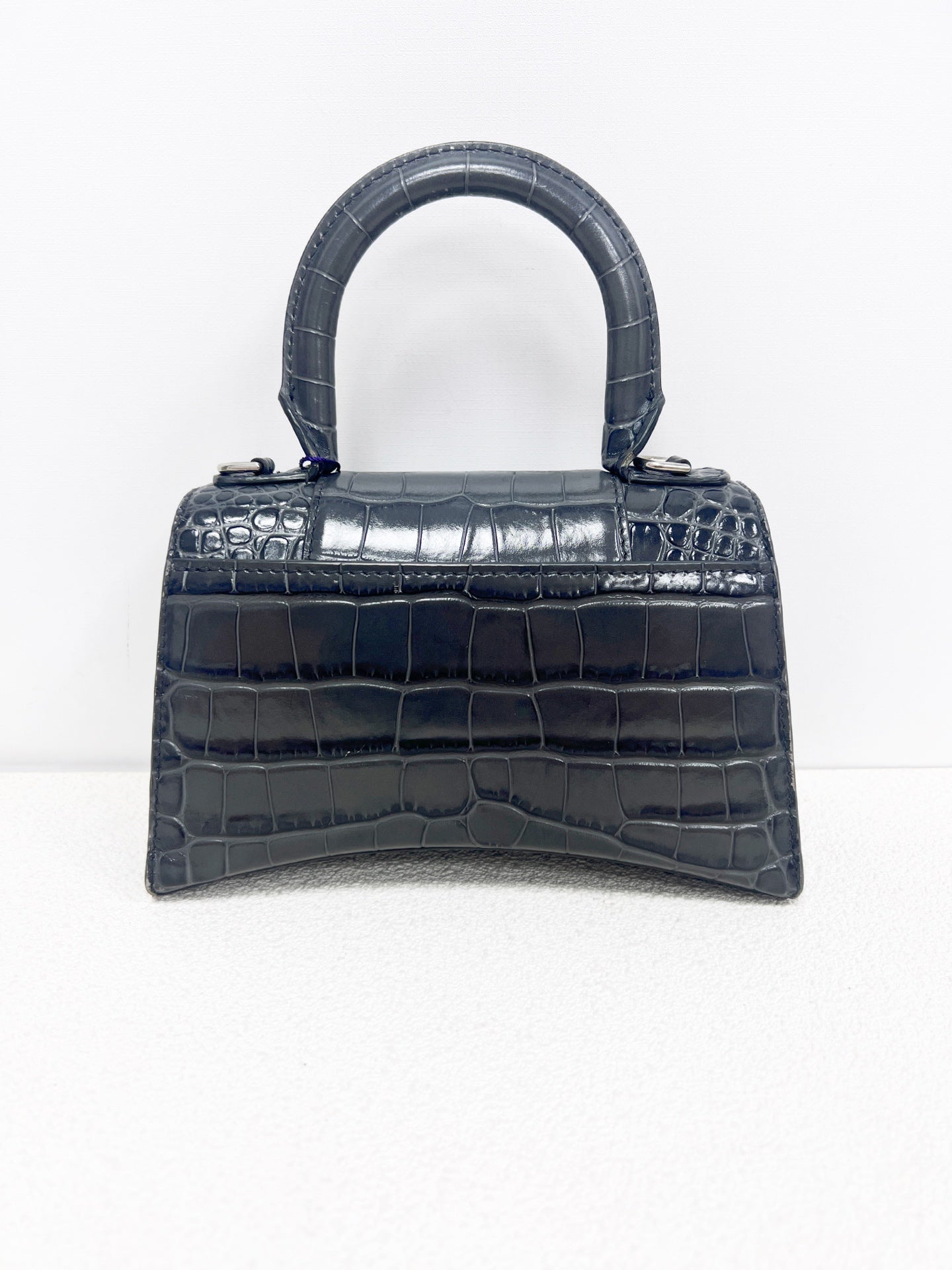 Balenciaga - Hourglass - Leather - Grey - (XS)