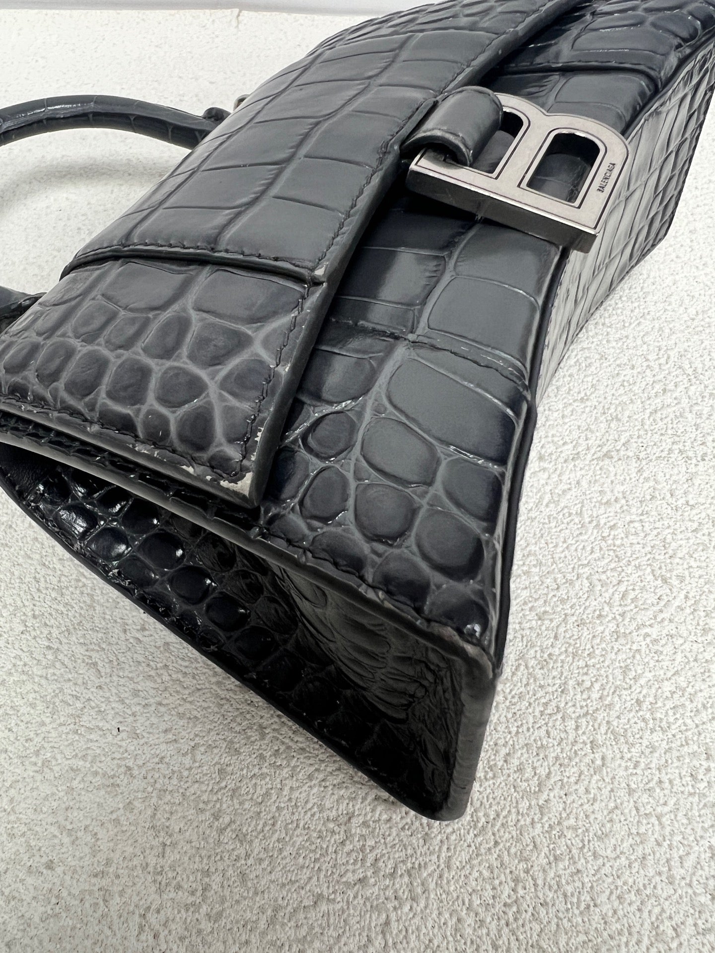 Balenciaga - Hourglass - Leather - Grey - (XS)