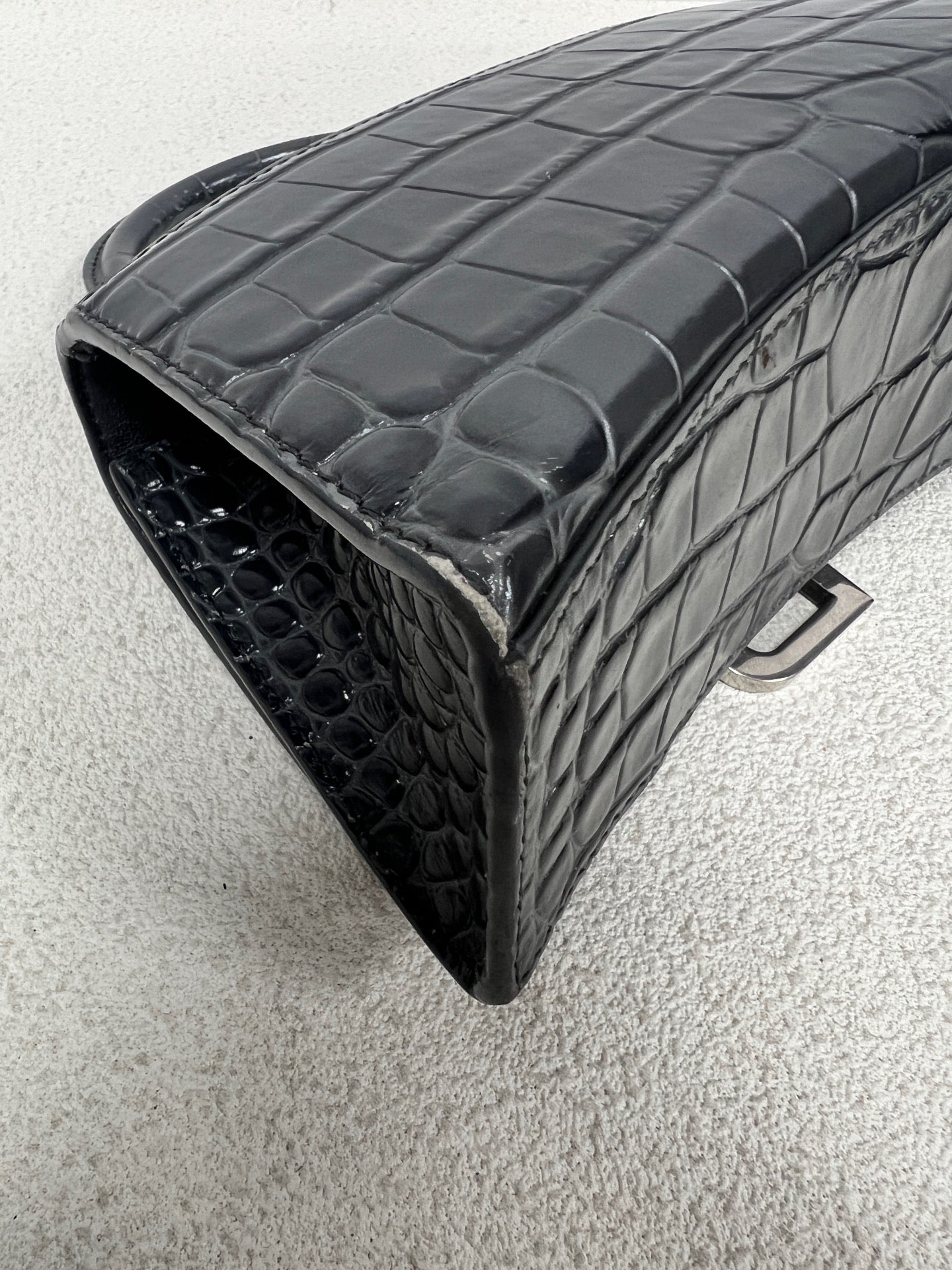 Balenciaga - Hourglass - Leather - Grey - (XS)