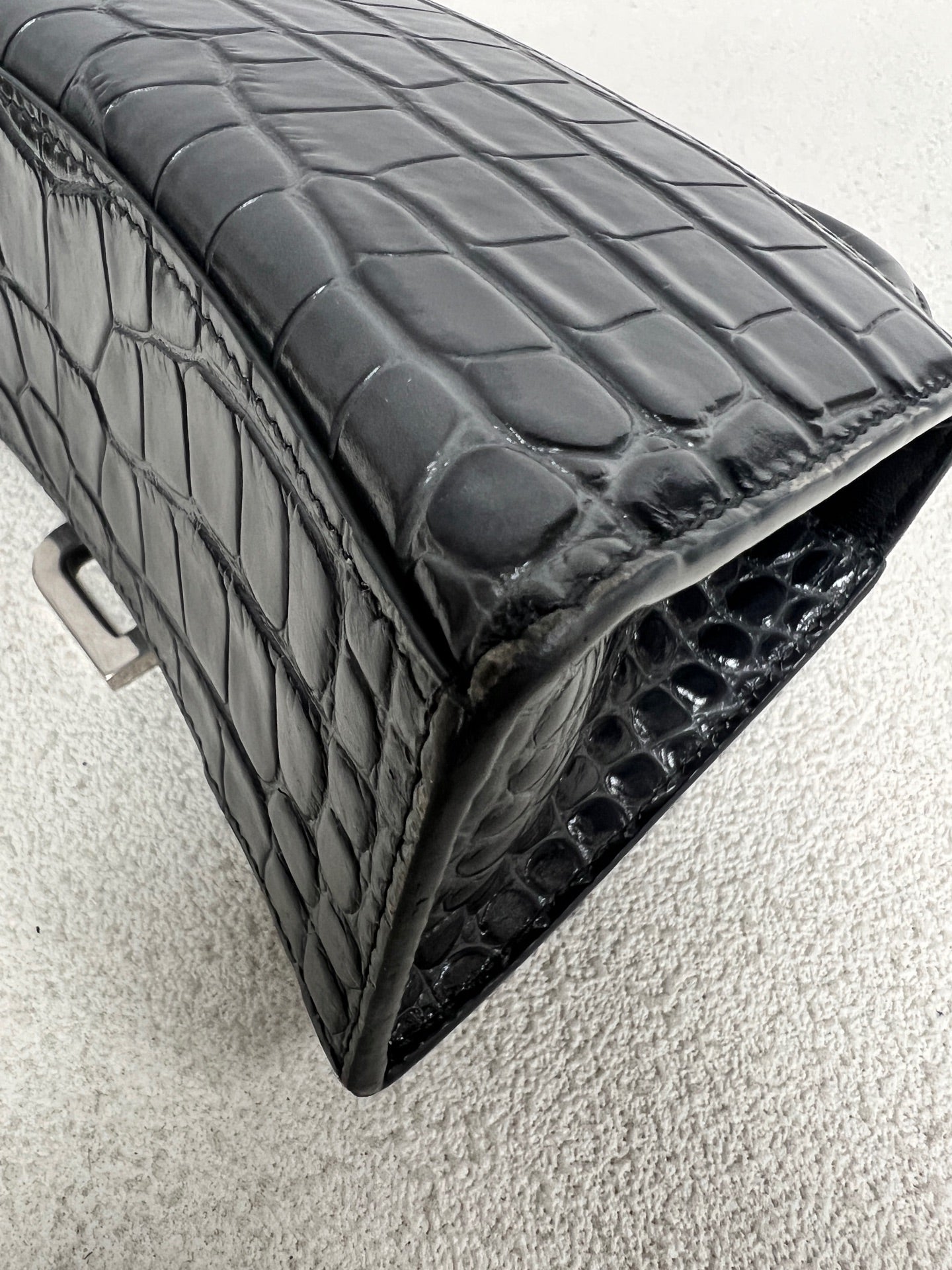 Balenciaga - Hourglass - Leather - Grey - (XS)