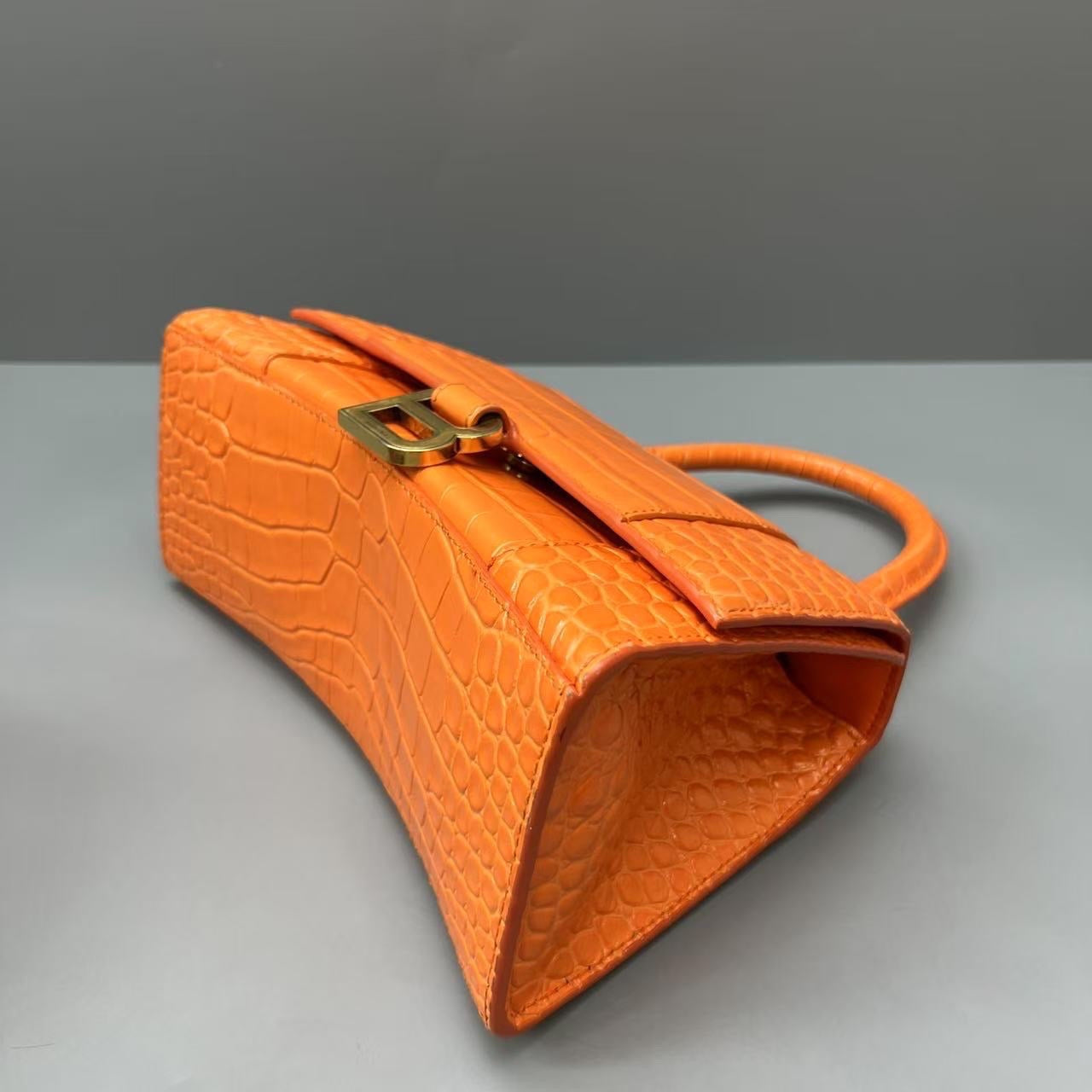 Balenciaga - Hourglass - Leather - Orange - (mini)