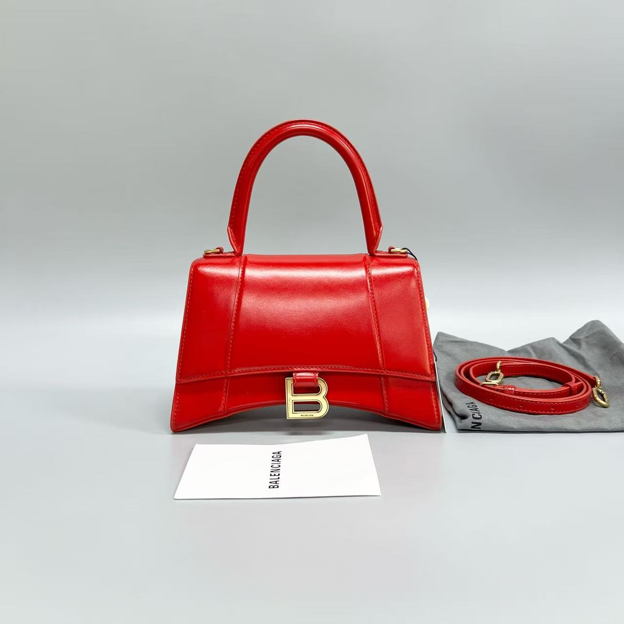 Balenciaga - Hourglass - Leather - Red - (Small)