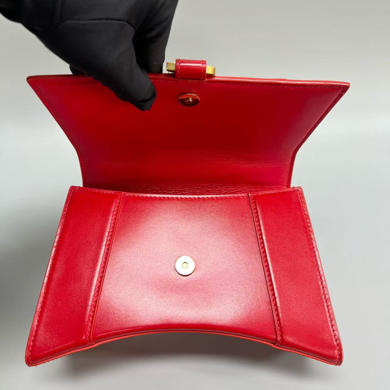 Balenciaga - Hourglass - Leather - Red - (Small)
