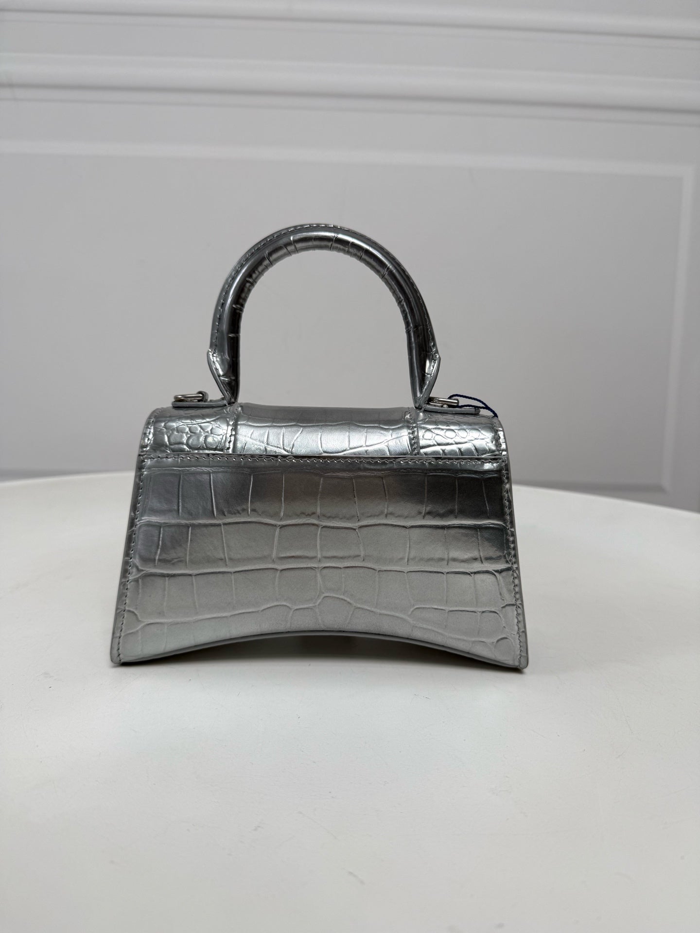 Balenciaga - Hourglass - Leather - Silver - (XS)