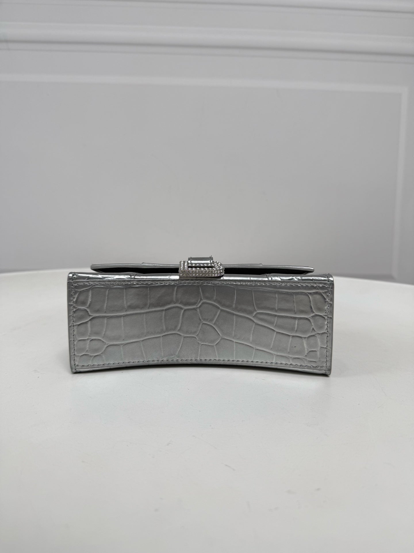 Balenciaga - Hourglass - Leather - Silver - (XS)