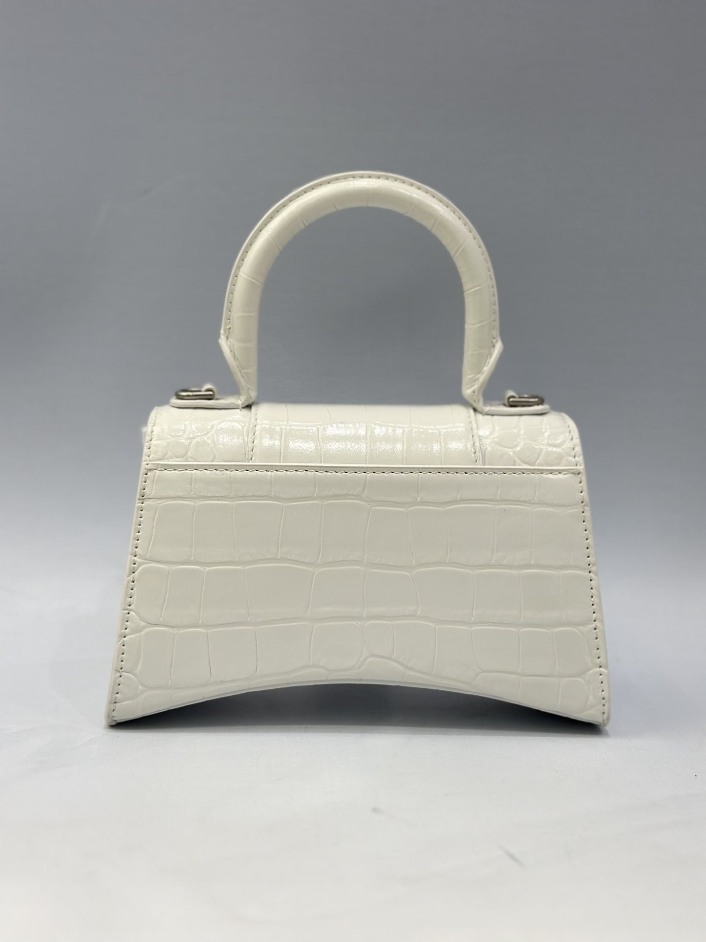 Balenciaga - Hourglass - Leather - White - (mini)