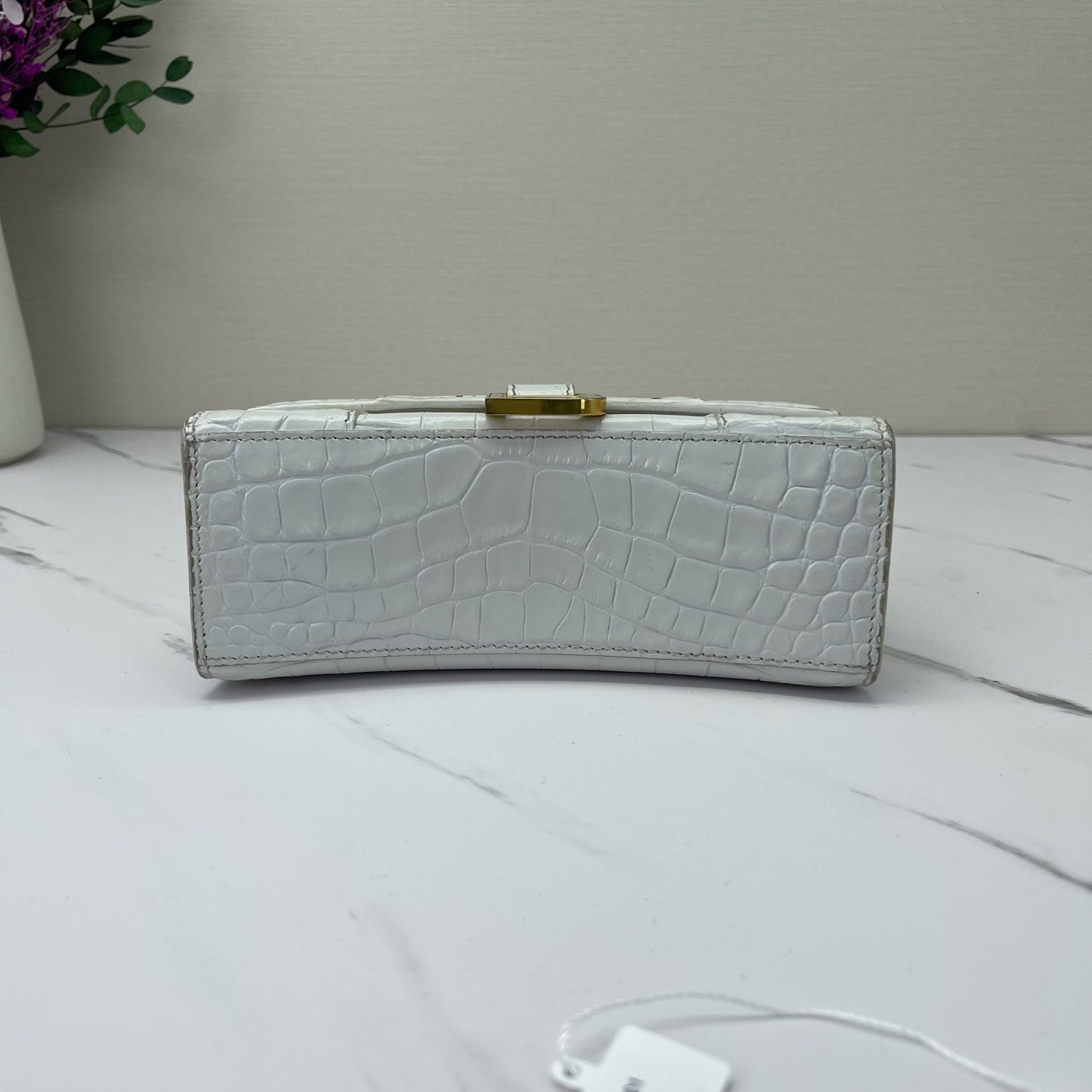 Balenciaga - Hourglass - Leather - White - (mini)
