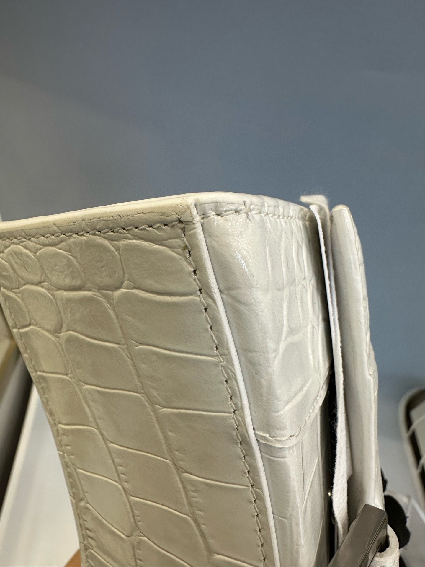 Balenciaga - Hourglass - Leather - White - (mini)