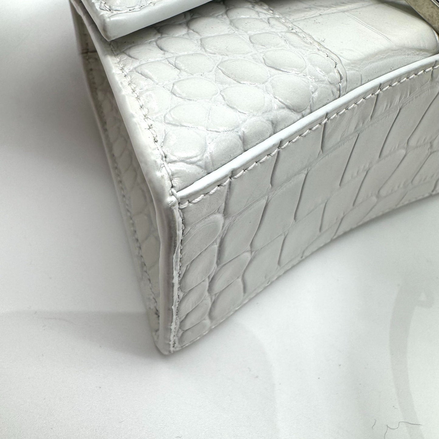 Balenciaga - Hourglass - Leather - White - (mini)
