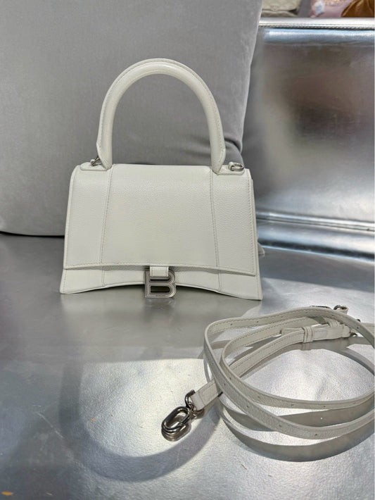 Balenciaga - Hourglass - Leather - White - (S)