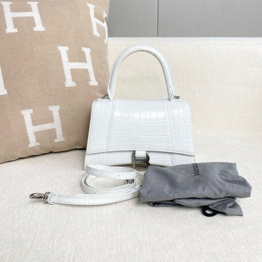 Balenciaga - Hourglass - Leather - White - (small)