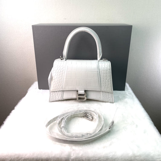 Balenciaga - Hourglass - Leather - White - (small)