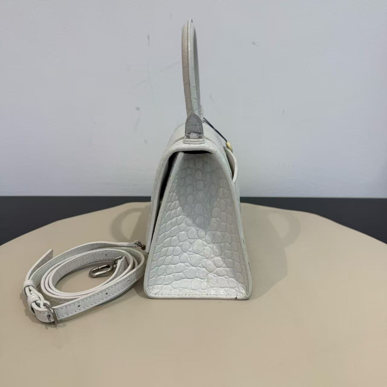 Balenciaga - Hourglass - Leather - White - (small)