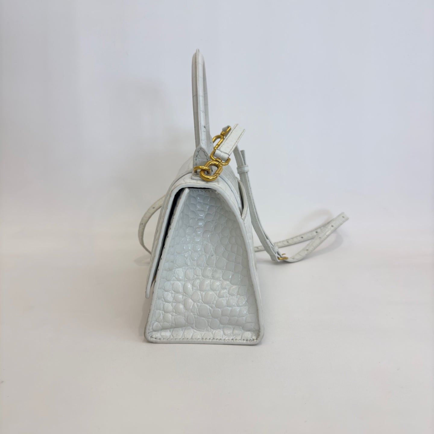 Balenciaga - Hourglass - Leather - White - (Small)