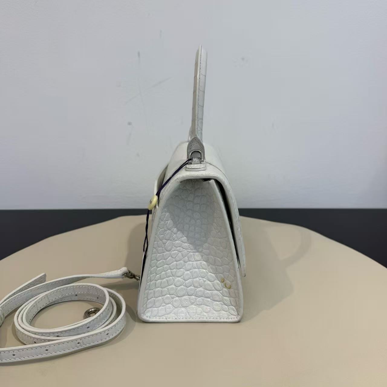 Balenciaga - Hourglass - Leather - White - (small)