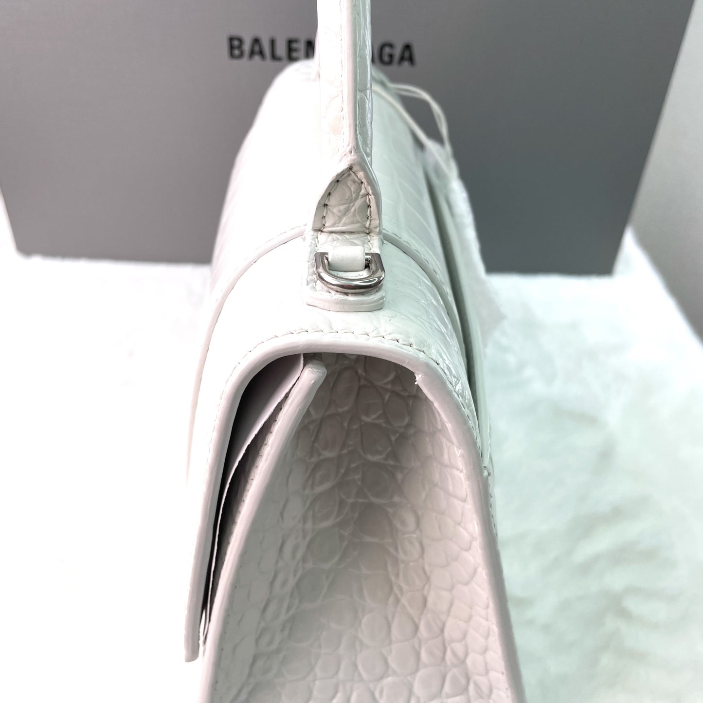 Balenciaga - Hourglass - Leather - White - (small)