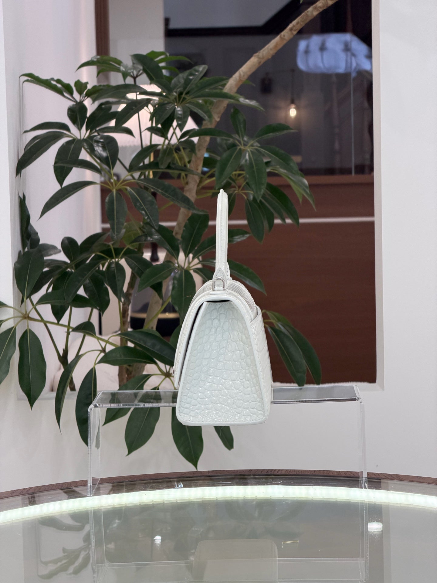 Balenciaga - Hourglass - Leather - White - (small)