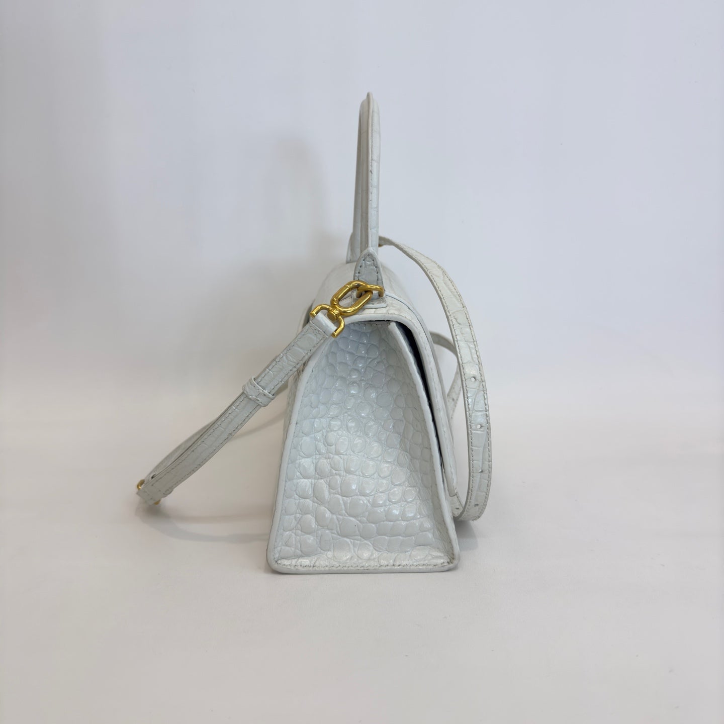 Balenciaga - Hourglass - Leather - White - (Small)